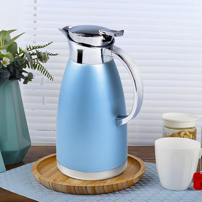 Soga 1.8L Blue Color 3-Layer Vacuum Insulated Stainless Steel Flask Ideal for Home and Office