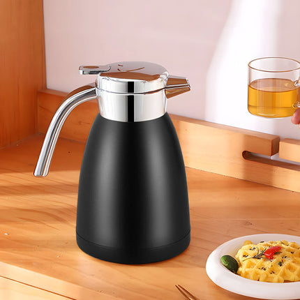 1.8L Stainless Steel Water Bottle Black