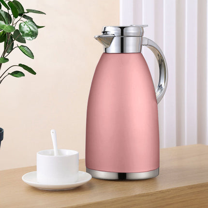 Soga 2.3L Rose Color 3-Layer Vacuum Insulated Stainless Steel Flask Ideal for Home and office Office