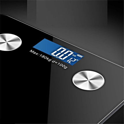 Wireless Bluetooth Digital Body Fat Scale Black