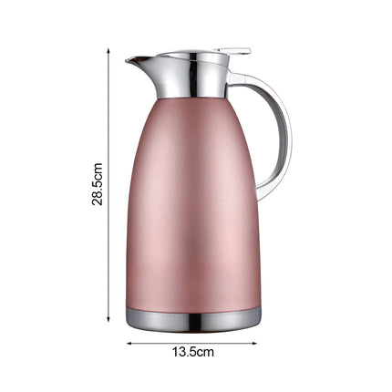 Soga 2.3L Rose Color 3-Layer Vacuum Insulated Stainless Steel Flask Ideal for Home and office Office