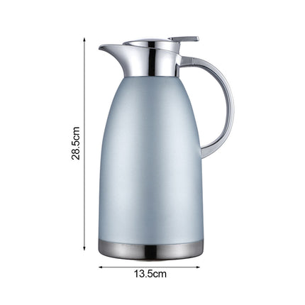 Soga 2.3L Blue Color 3-Layer Vacuum Insulated Stainless Steel Flask Ideal for Home and Office
