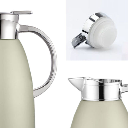Soga 1.8L GoldColor 3-Layer Vacuum Insulated Stainless Steel Flask Ideal for Home and Office