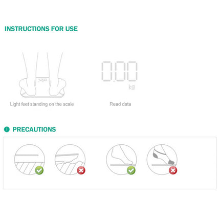 180kg Digital Scales White