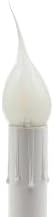 Creative Hobbies Silicone LED Night Light Bulbs, C7 Replacement Light Bulbs – 0.7W Equivalent to 4W 5W 6W 7W Incandescent, White Warm 2700K, Christmas String Lights, Electric Window Candles 10 Pack