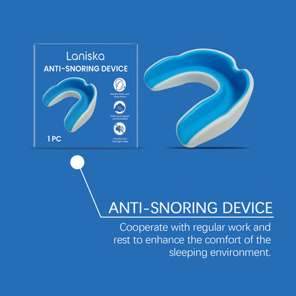 Laniska Anti-Snoring Device, Provides Gentle Care For A Comfortable And Peaceful Night's Sleep. Daily Care Anti-Snoring Device
