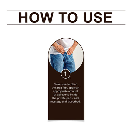 North Moon Men's Repair Gel Herbal Ingredients Gentle Soothing Repair Moisturizing Treatment Gel