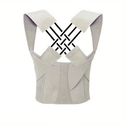 Posture Corrector for Men and Women, Invisible Shoulder Opening Back Support Belt, Anti-Slouching Posture Brace, Back Alignment Belt