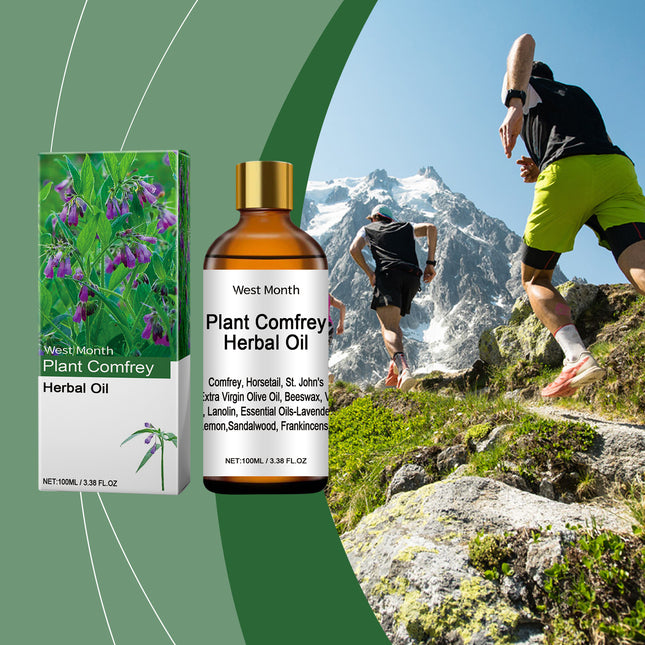 West&Month Herbal Compost Oil, Massage Moisturizing Joint Massage Essential Oil Daily Joint Care Essential Oil