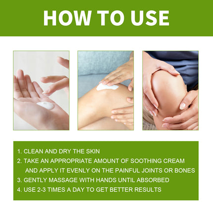 EELHOE Joint Relief Cream, Soothe Sore Joints Muscles Swollen Legs And Body Massage Treatment Cream