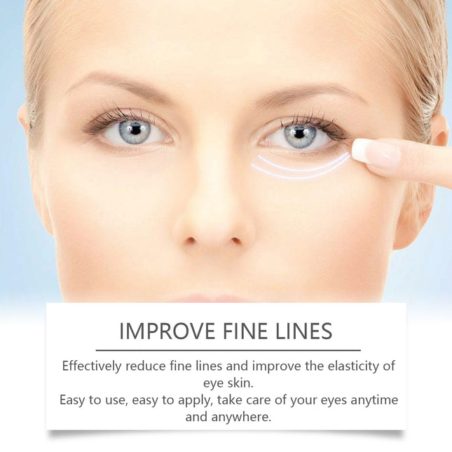 OUHOE Rolling Massage Eye Cream, Lift And Tighten Skin, Lighten Dull Moisture Delicate And Smooth Massage Eye Cream
