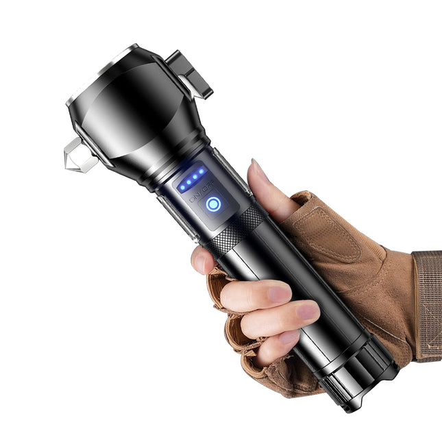Kezu Aluminum Alloy Strong Light Flashlight White Laser Wick ( KH - W405 )