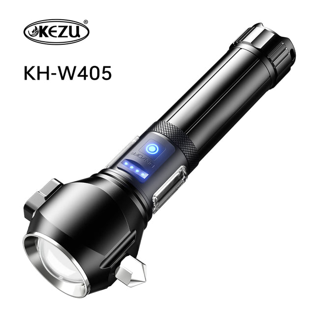 Kezu Aluminum Alloy Strong Light Flashlight White Laser Wick ( KH - W405 )