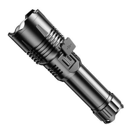 Kezu Aluminum Alloy Strong Light Flashlight White Laser Wick , Battery Indicator ( KH - W308 )