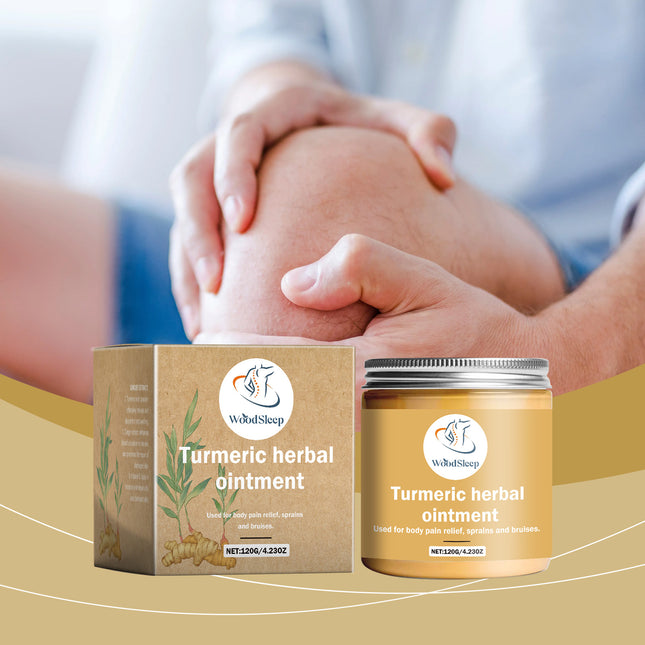 WoodSleep Turmeric Care Cream Rub Rub Rub Knee Body Skin Care Herbal Cream
