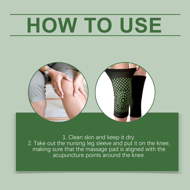 Houkea Body Care Leg Cover Relieves Knee Discomfort Leg Brace Daily Massage Treatment Leg Cover
