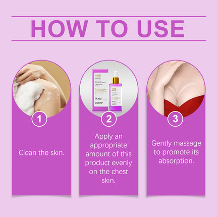 Hoygi Firming & Volumizing Breast Serum, Lift, Firming & Firming Elastic, Moisturizing And Massaging Breast Care Serum