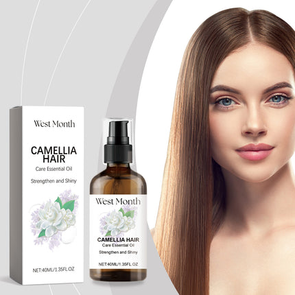 West&Month Camellia Hair Care Essential Oil Nourishes Dry Hair And Softens Hair Care Oil