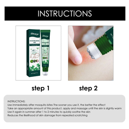 South Moon Anti-Mosquito Anti-Itch Ball, Gel Mosquito Bites Skin Itch Portable Relief Care Ball