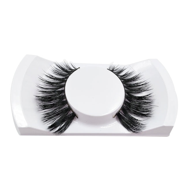 Wispy Volume Long False Eyelashes Women Theatrical Makeup Real Mink Hair 3D Fake Lashes Full Strip Lashes