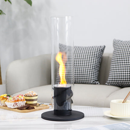 European Style Tabletop Alcohol Fireplace Real Flame Fireplace Heater Outdoor Alcohol Lamp Table Decoration Heating Stove Decorative Item