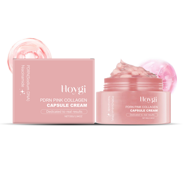Hoygi Hydrating Collagen Capsule Cream, Hydrating And Rejuvenating Lock In Moisture And Firm Facial Treatment Capsule Cream