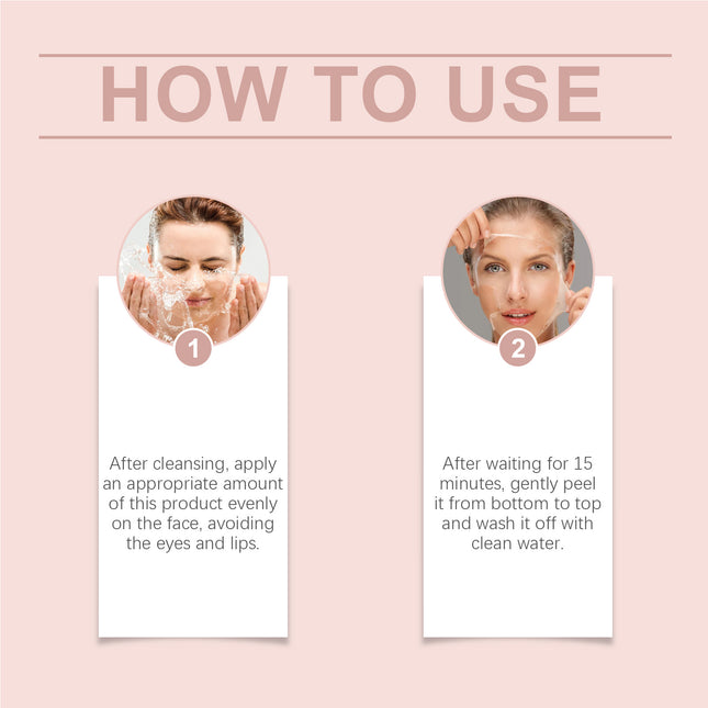 Hoygi Collagen Peel Mask Gentle Moisturizing, Hydrating, Brightening And Moisturizing Skin Peel Mask