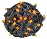 Novelty Lights 25FT 50 LED Halloween String Lights, Tree Lights Indoor Outdoor Commercial Grade LED Mini Light Set With 40,000 Hours Rating, Christmas Lights Christmas Tree Lights (Orange)