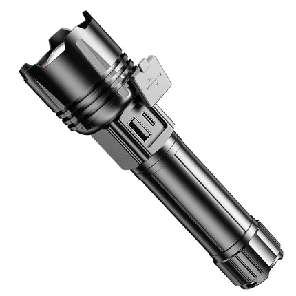 Kezu Aluminum Alloy Strong Light Flashlight , White Laser Wick ( KH - W528-A )