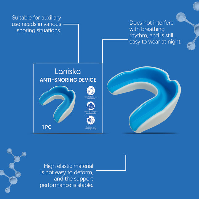 Laniska Anti-Snoring Device, Provides Gentle Care For A Comfortable And Peaceful Night's Sleep. Daily Care Anti-Snoring Device