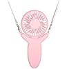 Hands Free Portable Fan,Neck Band Design,Adjustable Speeds With Light,90°Foldable Handle,Usb Rechargeable Power For Tabletop