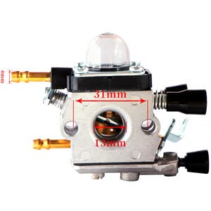 Mikatesi BG55 C1Q-S68 Carburetor for STIHL BG85 BG65 BG45 BG46 SH85 SH55 SH55C SH55Z SH85C SH85DZ SH85Z BG46DZ BG46Z BG55Z BG65Z BG85Z Leaf Blower Parts 4229 120 0606 with Air Filter Tune Up Kit