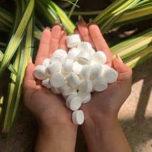 Skyzone 98Pcs Outdoor Travel Portable Compressed Tissue Tablet Face Towel Disposable Magic Towel Tablet Capsules Cloth Coin Wipes Paper Cotton Tissue Expand With Water