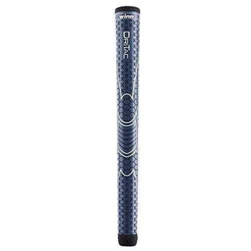 Winn Dri-Tac Midsize (+1/16 Inch) Navy Blue 13 Piece Golf Grip Bundle (