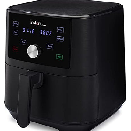 Instant Pot Air FryerVortex 4 LitreTouch Control Panel360 Degree Evencrisp TechnologyUses 95% Less Oil4-In-1 Appliance: Air FryRoastBakeReheat(Vortex 4 Litre)6 Quarts1700 Watt,Black