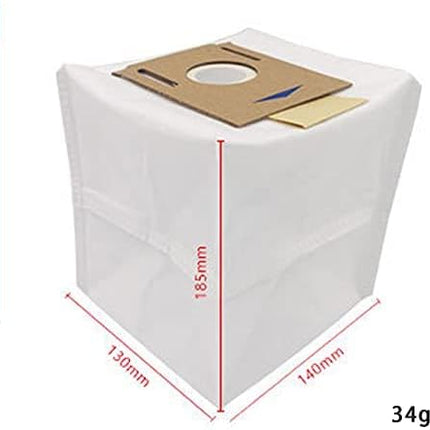 5 Pack Dust Bags For Yeedi Vac Yeedi Vac 2 Pro Station,For Ecovacs Deebot Ozmo T8 Aivi T8 Max And T8 Seriesn8 Pro Plus N8 Pro Vacuum Cleaner Robot Accessories Parts