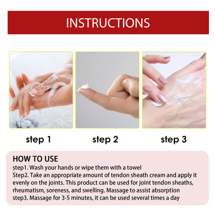 OUHOE Tendon Sheath Repair Cream, Neck Muscles And Waist Discomfort Joint Soreness And Activating Collaterals Massage Cream