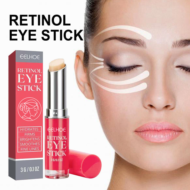 EELHOE Retinol Eye Cream Stick Moisturizing and Nourishing Eye Care for Soft and Smooth Eye Skin