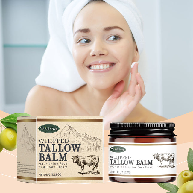 WoodSleep Manual Tallow Cream, Moisturizing And Smoothing Skin Care Body Cream