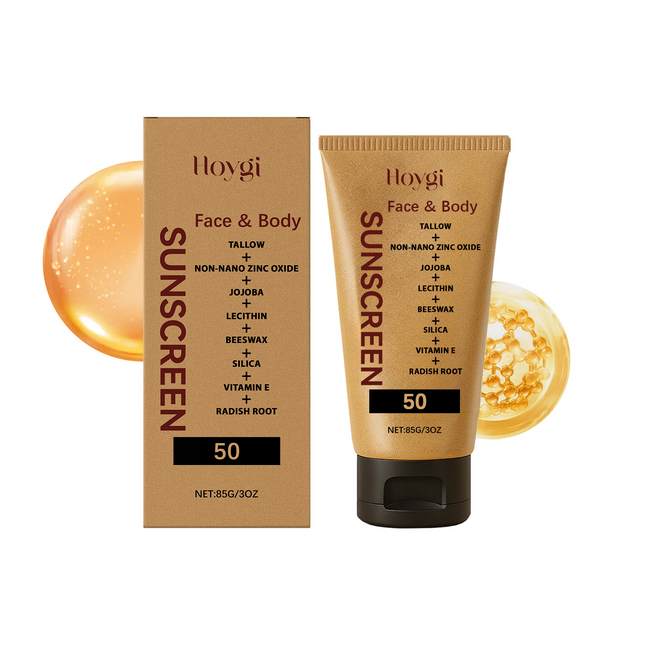 Hoygi Light Protective Cream, Moisturizes And Moisturizes Outdoor Isolation Protection In Summer Natural Lightweight Non-Sticky Protective Cream