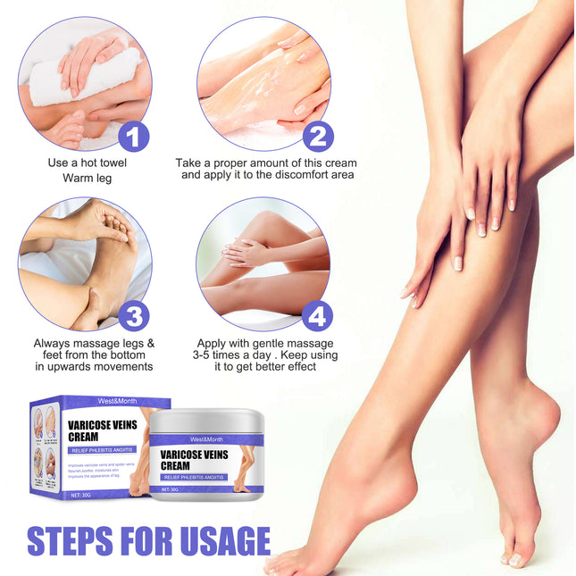 Leg Care Cream Gentle Care For Leg Discomfort Daily Moisturizing Maintenance Topical Massage Cream