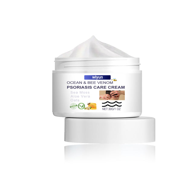Wiyun Bee-Venom Cowhide Moss Care Cream, Relieve Hands And Feet Skin Itching Discomfort Moisturizing Skin Cooling Care Cream