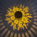 Solar-powered Sunflower Shape