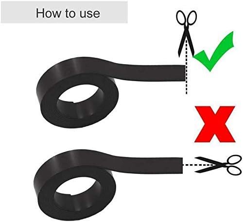 Boundary Marker, 13 Feet Magnetic Boundary Markers Strip Woks For Neato And Shark Robotic Vacuum Cleaner, Alternative Accessory Tapes With Sticker, Black …