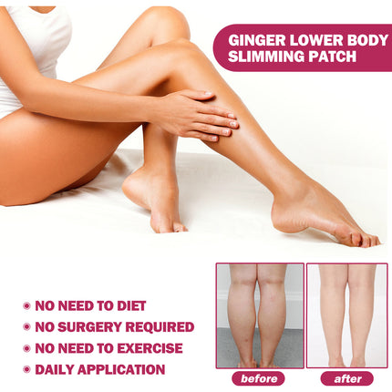 South Moon Ginger Lower Body Slimming Patch, Shape Your Legs To Tighten And Lift Thigh Muscles For Lazy People