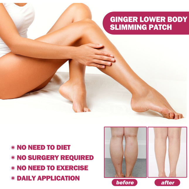 South Moon Ginger Lower Body Slimming Patch, Shape Your Legs To Tighten And Lift Thigh Muscles For Lazy People