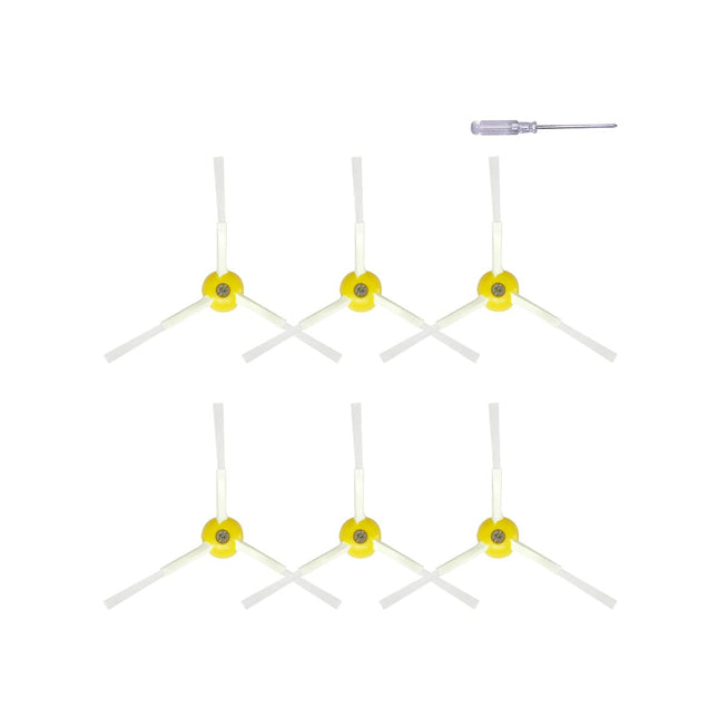 Rumba Side Brush Parts For Irobot Roomba 600 700 800 900 Series 675 692 694 677 671 614 980 960 985 981 880 860 850 861 866 870 890 Vacuum Cleaner Accessories Kit,6 Side Brush,Screw Driver