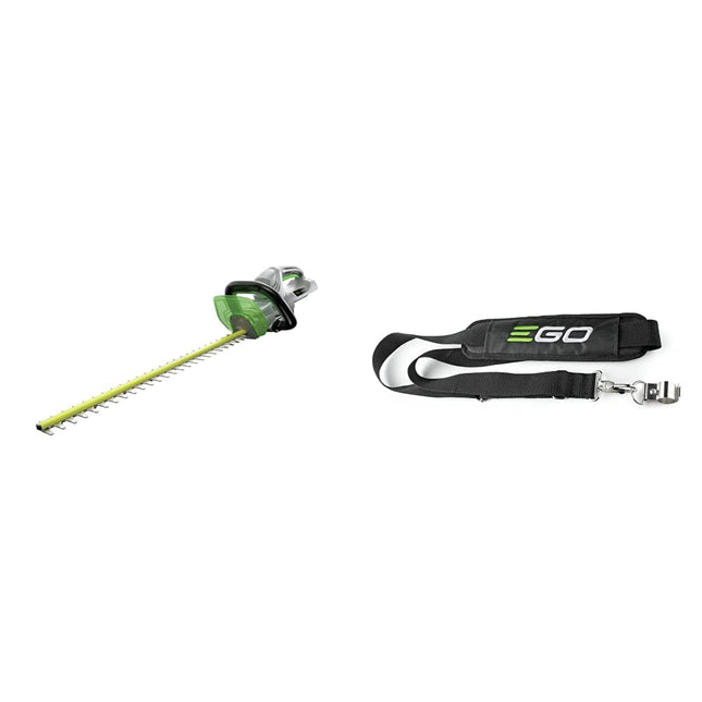EGO Power+ HT2400 24-Inch 56-Volt Lithium-ion Cordless Hedge Trimmer - Battery and Charger Not Included & AP1500 Shoulder Strap for EGO 56V String Trimmer/Leaf Blower/Multi Head System