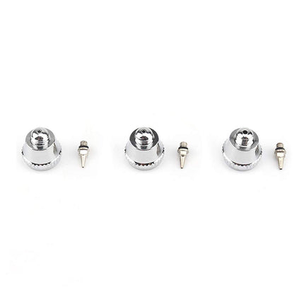 9Pcs Airbrush Nozzle Kit - 0.2mm 0.3mm 0.5mm Replacement Parts for Airbrush Spray Gun Accessories