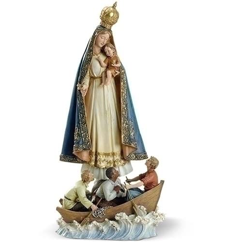 Joseph's Studio by Roman, 13" H Caridad Del Cobre Figure, Renaissance Collection, Religious Statue, Home Decor